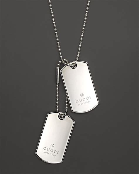 gucci dog tags